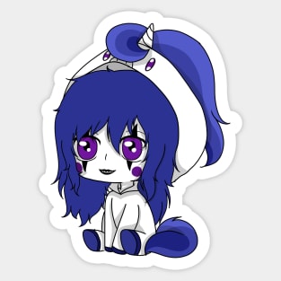 creepypasta unicorn (candy pop) Sticker